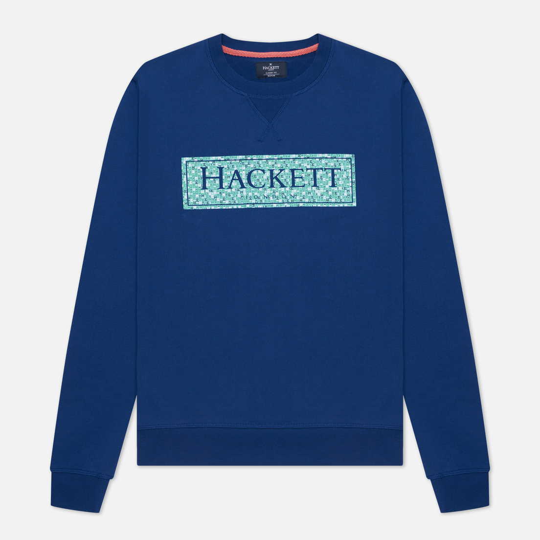 Hackett Мужская толстовка Floral Logo Print Crew Neck