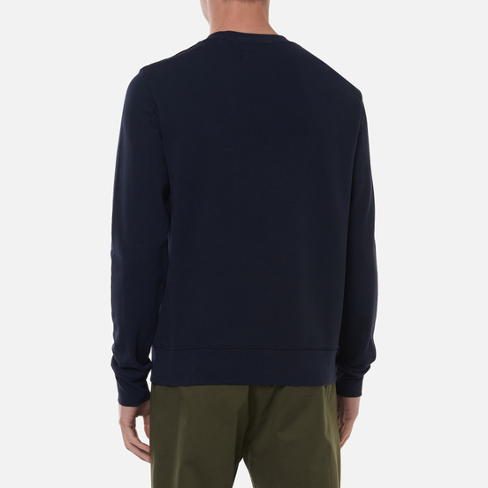 Мужская толстовка Hackett Multi Logo Print Crew Neck Dark Navy