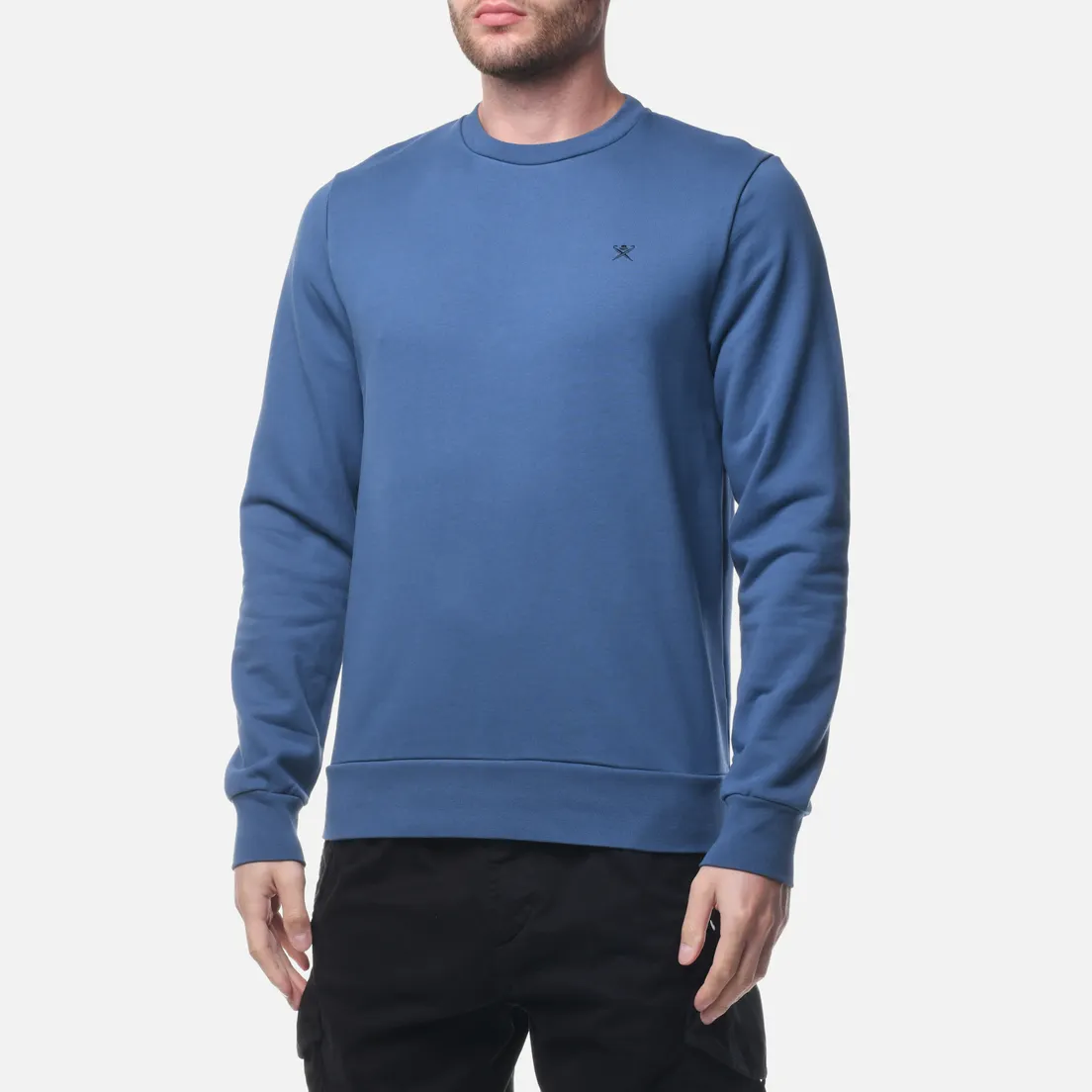 Hackett Мужская толстовка Embroidery London Logo Crew Neck