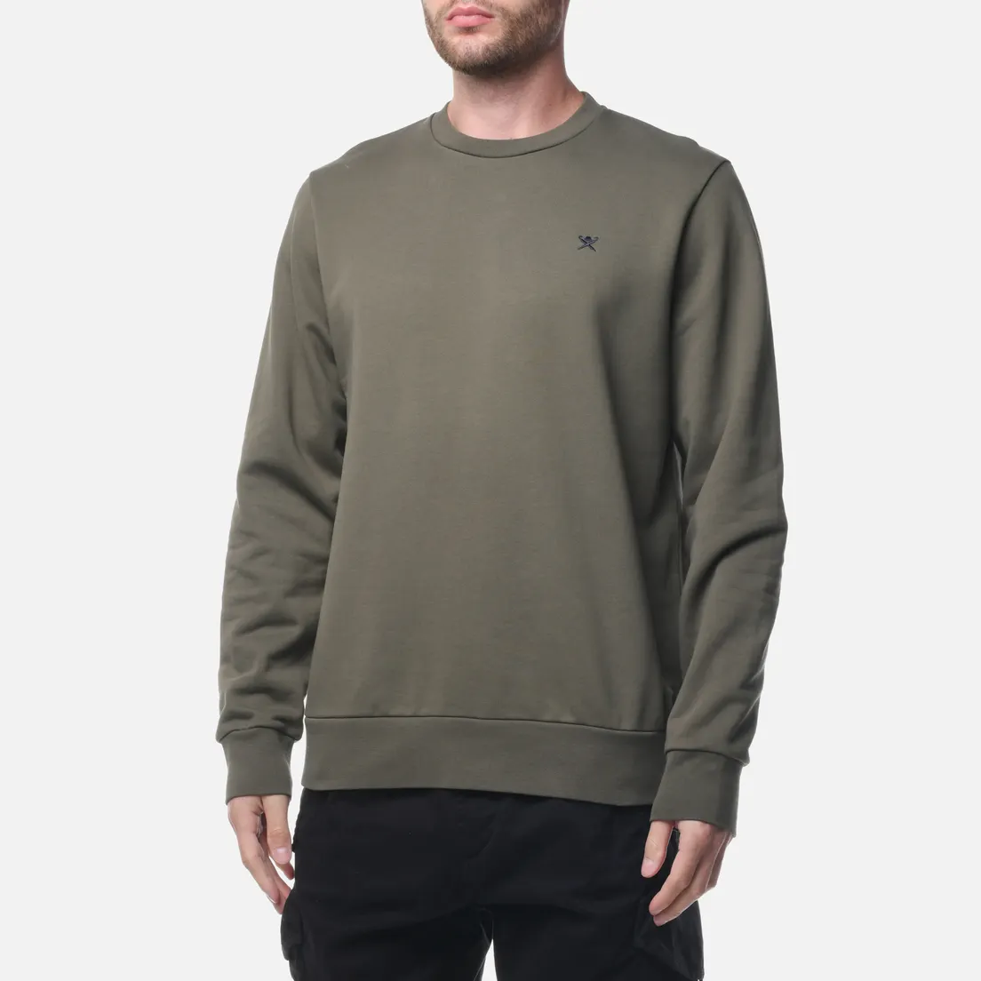 Hackett Мужская толстовка Embroidery London Logo Crew Neck