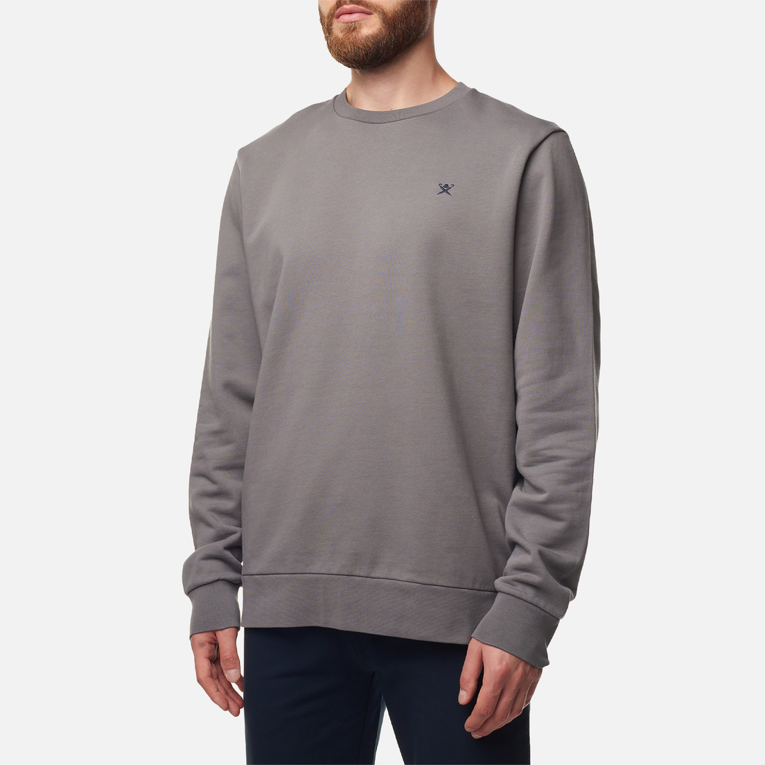 Hackett Мужская толстовка Embroidery London Logo Crew Neck