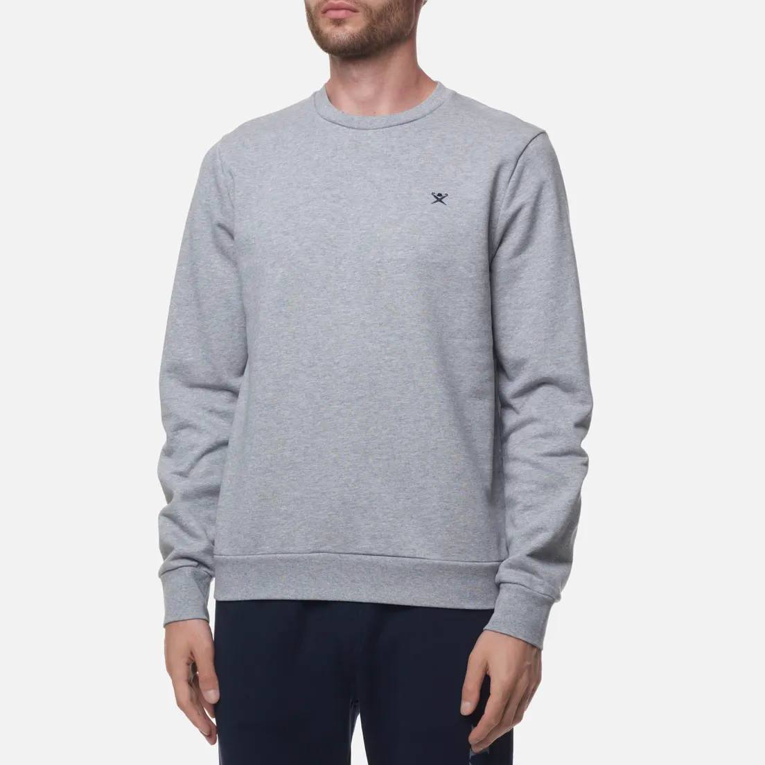 Hackett Мужская толстовка Embroidery London Logo Crew Neck
