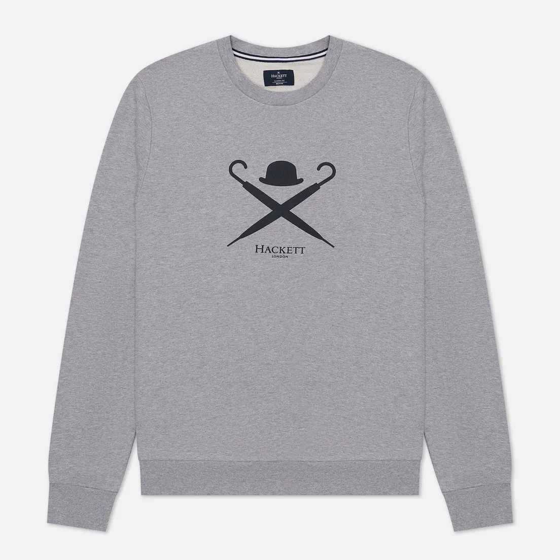 Hackett Мужская толстовка Large Logo Crew Neck