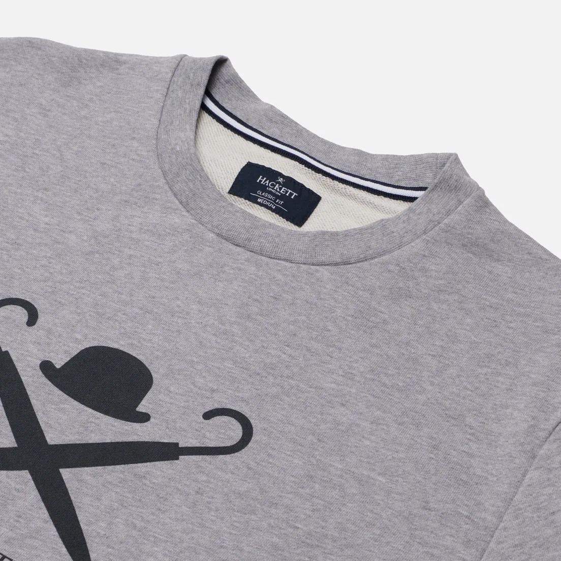 Hackett Мужская толстовка Large Logo Crew Neck