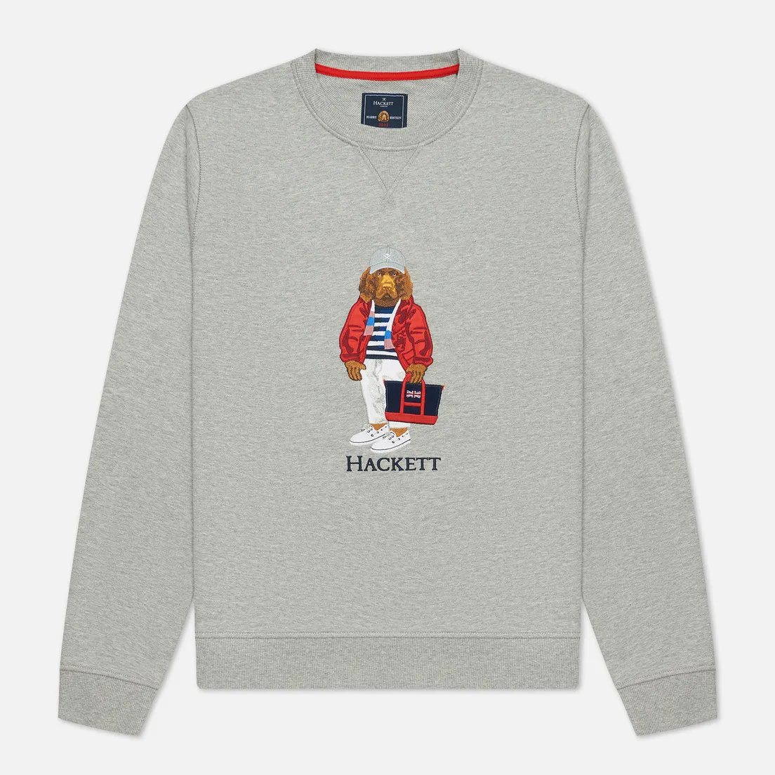 Hackett Мужская толстовка Embroidery Harry Crew Neck