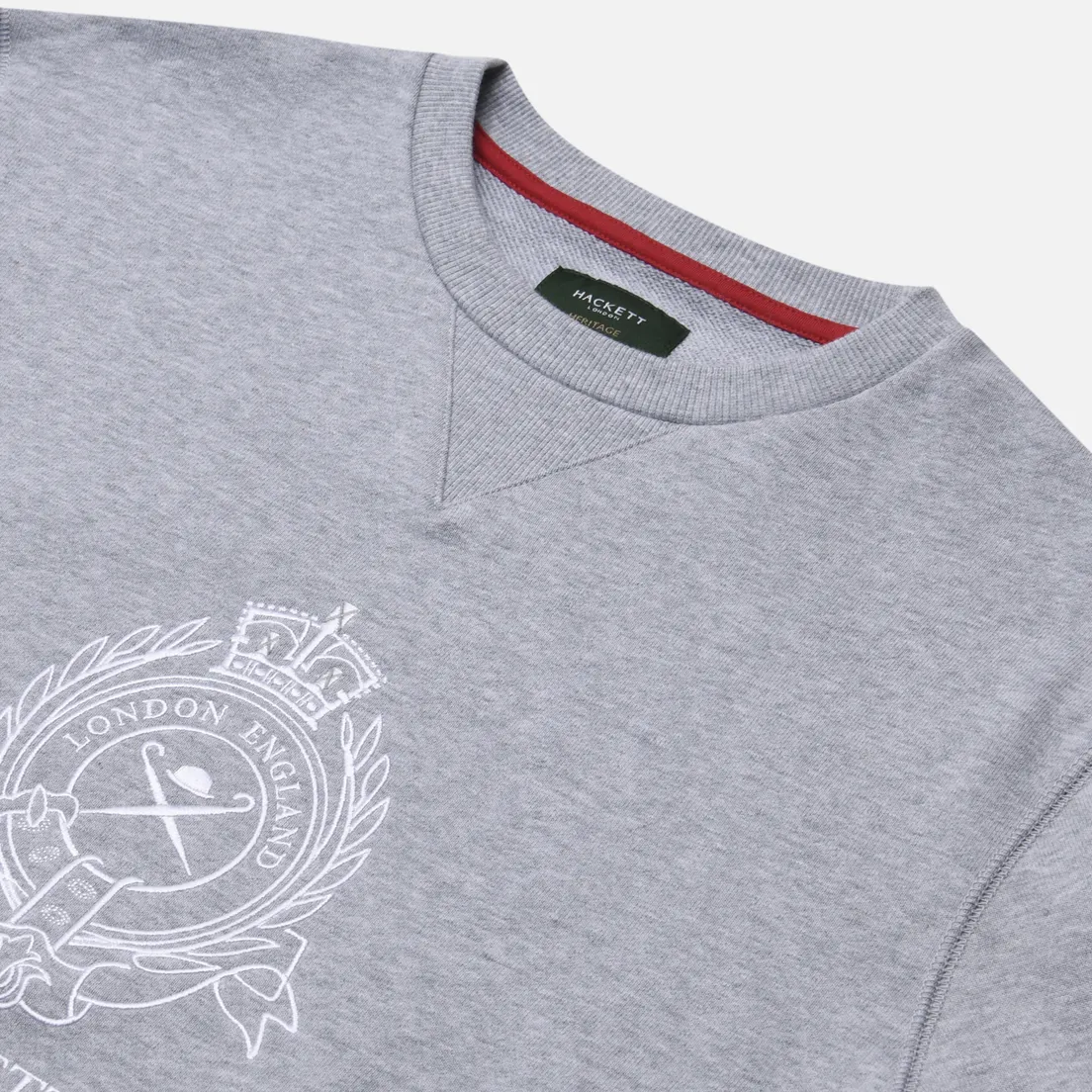 Hackett Мужская толстовка Heritage Logo Crew Neck