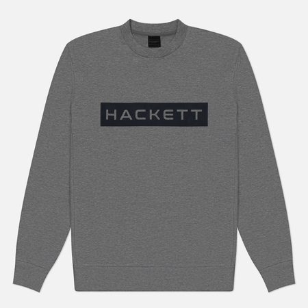 Мужская толстовка Hackett H-Sport Essential Crew Neck, цвет серый, размер L
