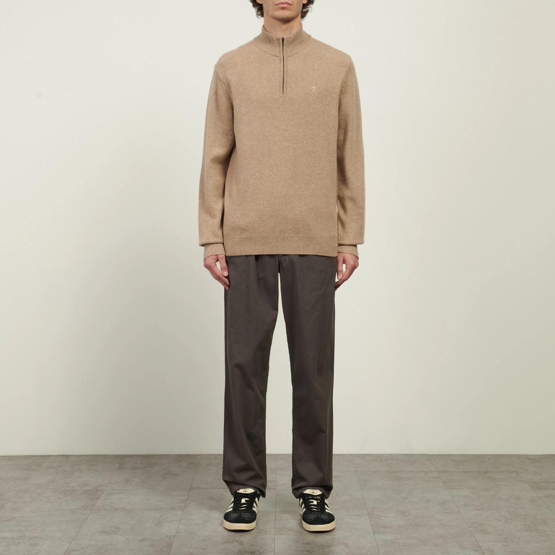 Hackett Мужской свитер Lambswool Half-Zip