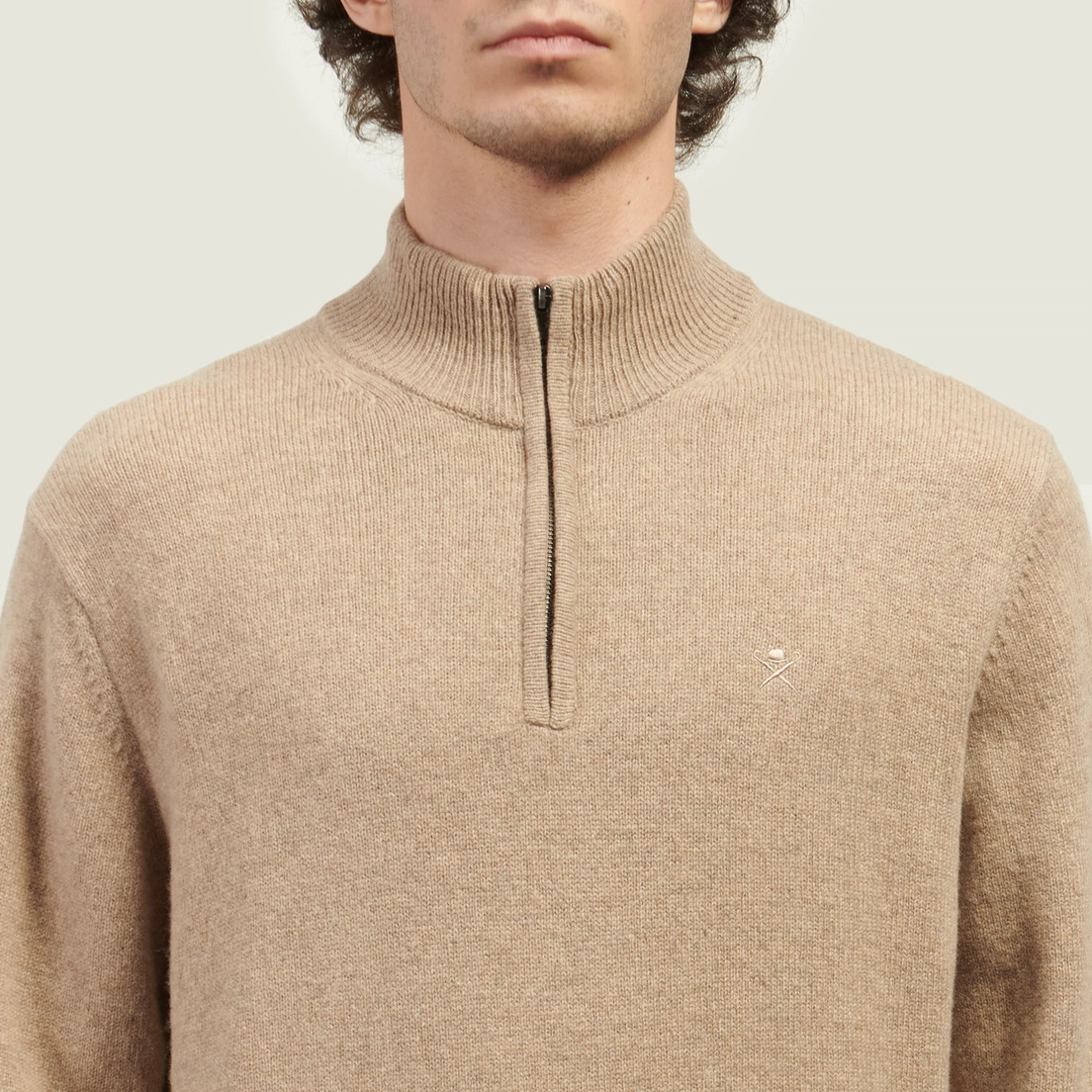 Hackett Мужской свитер Lambswool Half-Zip