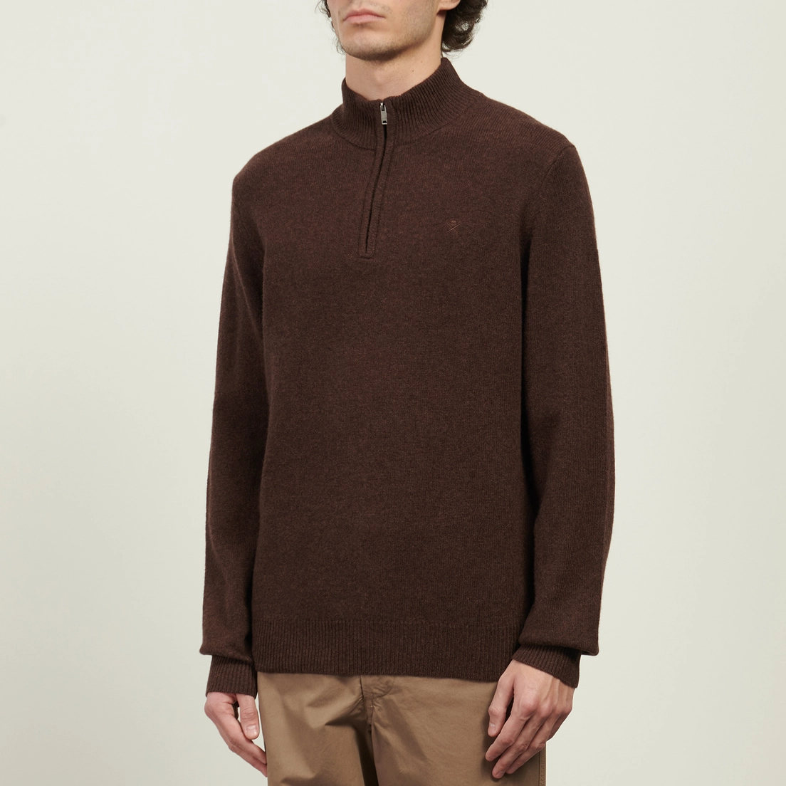 Hackett Мужской свитер Lambswool Half-Zip
