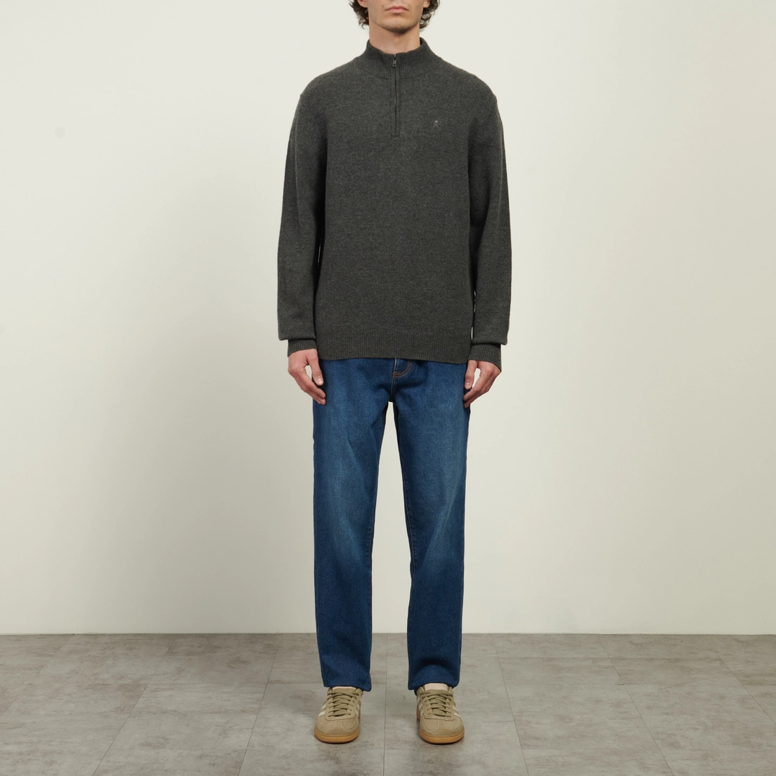 Hackett Мужской свитер Lambswool Half-Zip