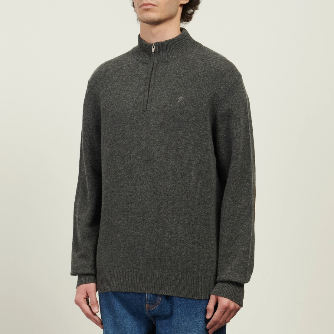 Hackett Мужской свитер Lambswool Half-Zip