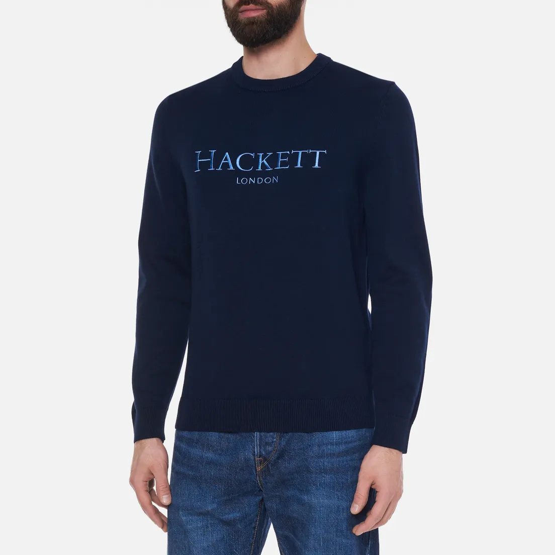 Hackett Мужская толстовка Logo Crew Neck
