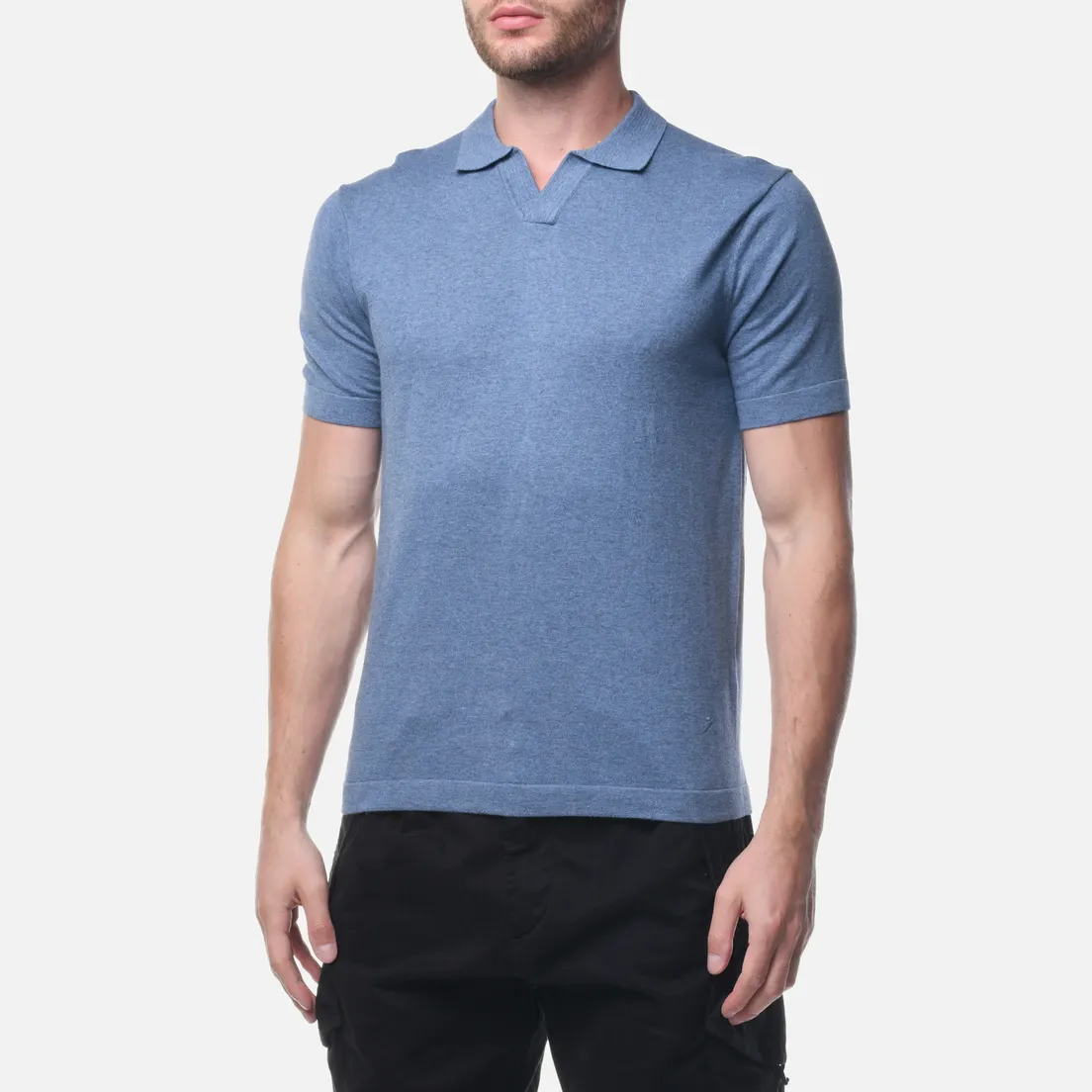 Hackett Мужское поло Knitted Short Sleeve