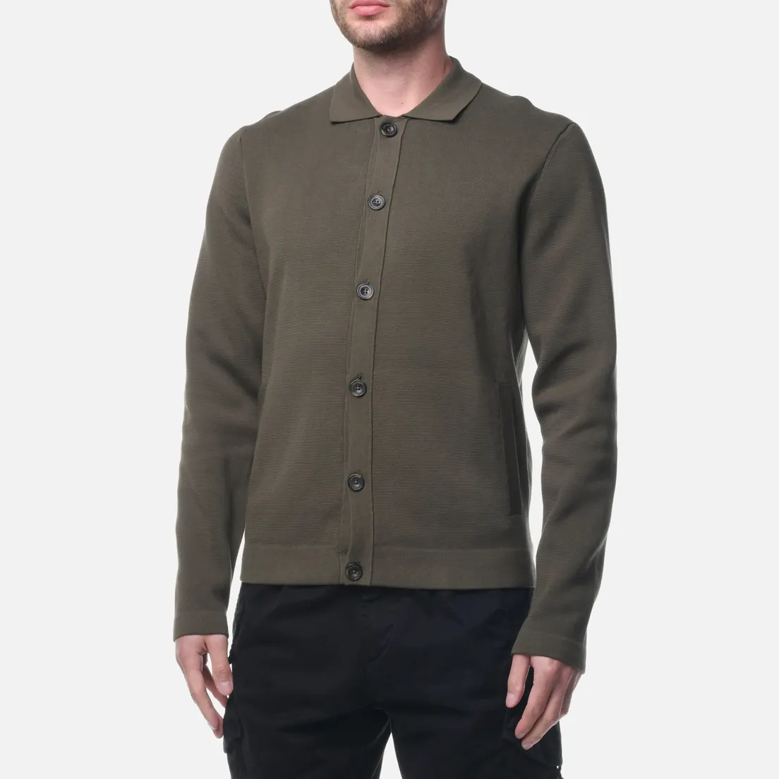 Hackett Мужской кардиган Knitted Overshirt