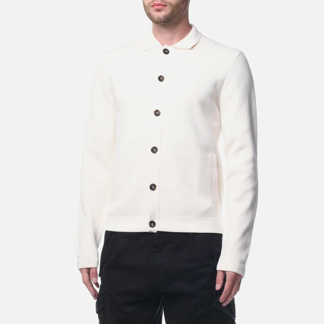 Hackett Мужской кардиган Knitted Overshirt
