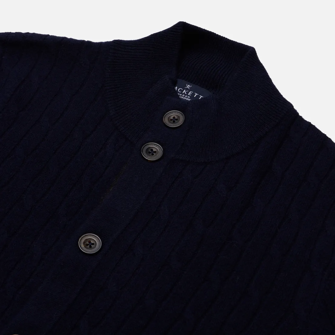 Hackett Мужской кардиган Cable Full Button