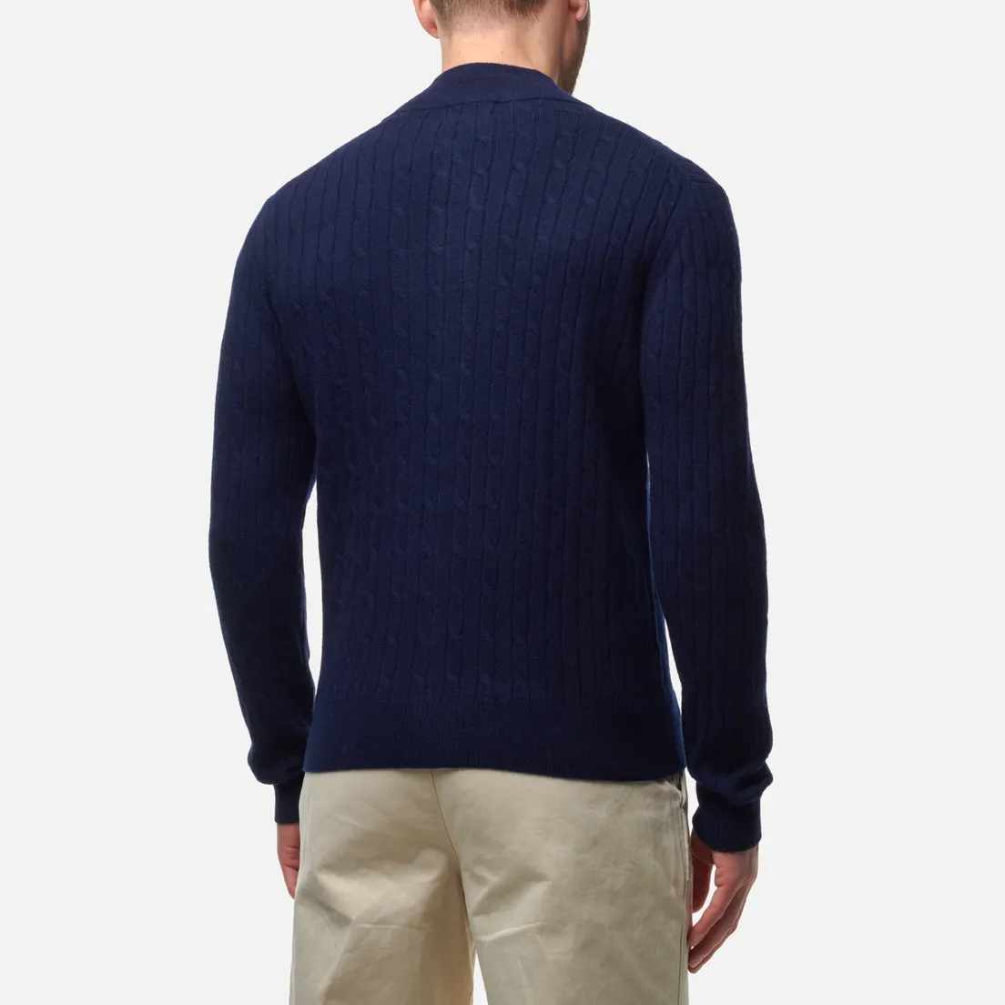 Hackett Мужской кардиган Cable Full Button
