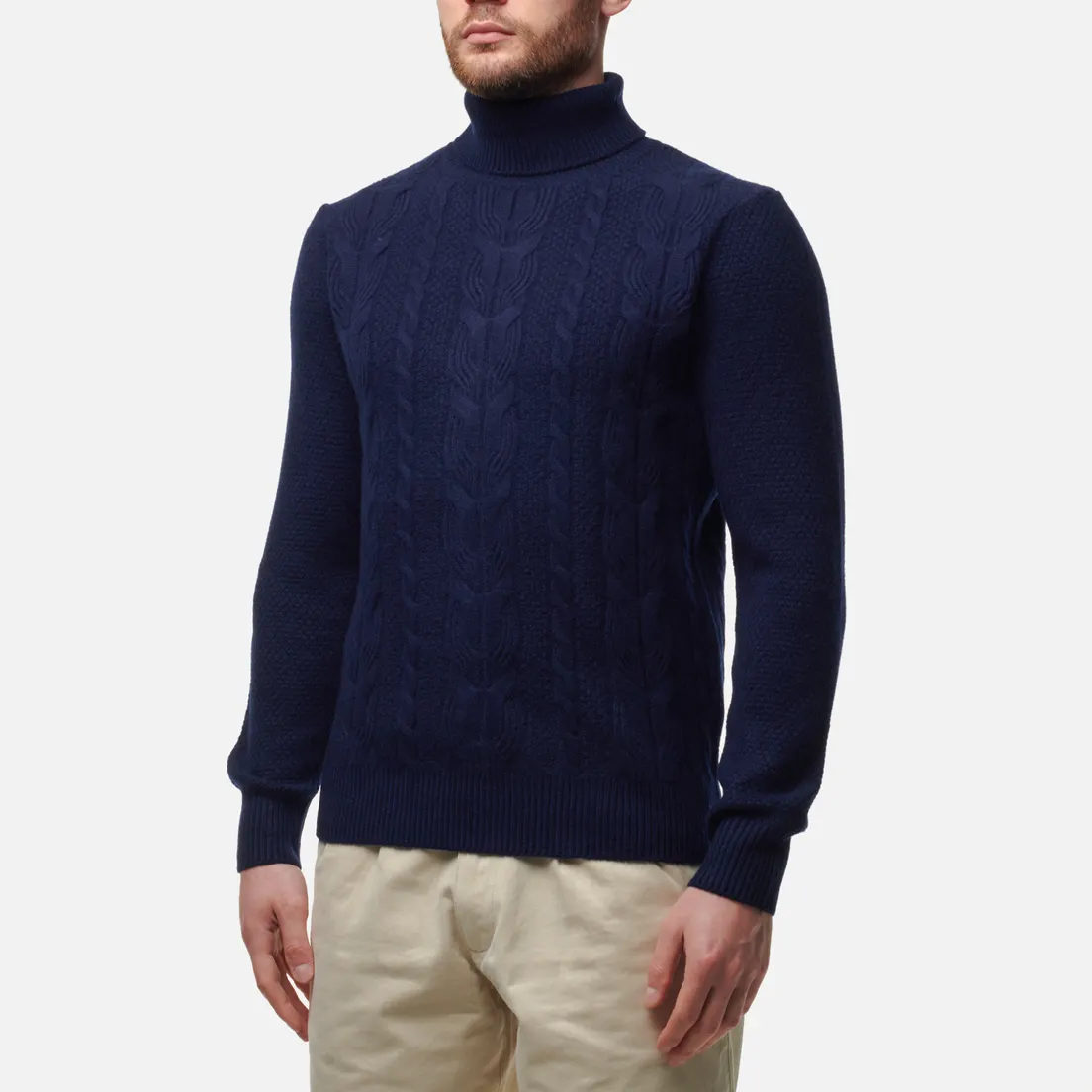 Hackett Мужской свитер Cable Roll Neck