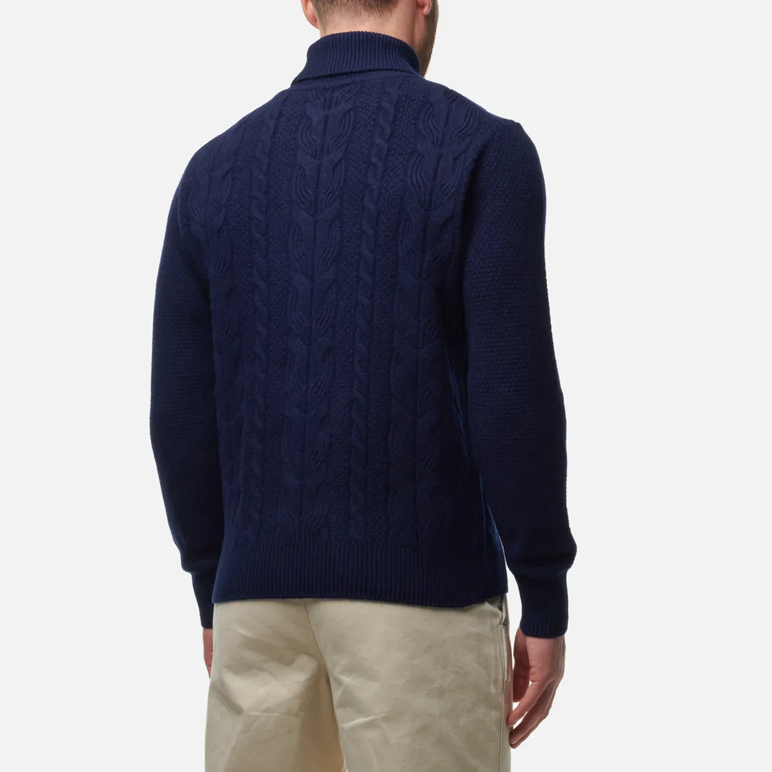 Hackett Мужской свитер Cable Roll Neck