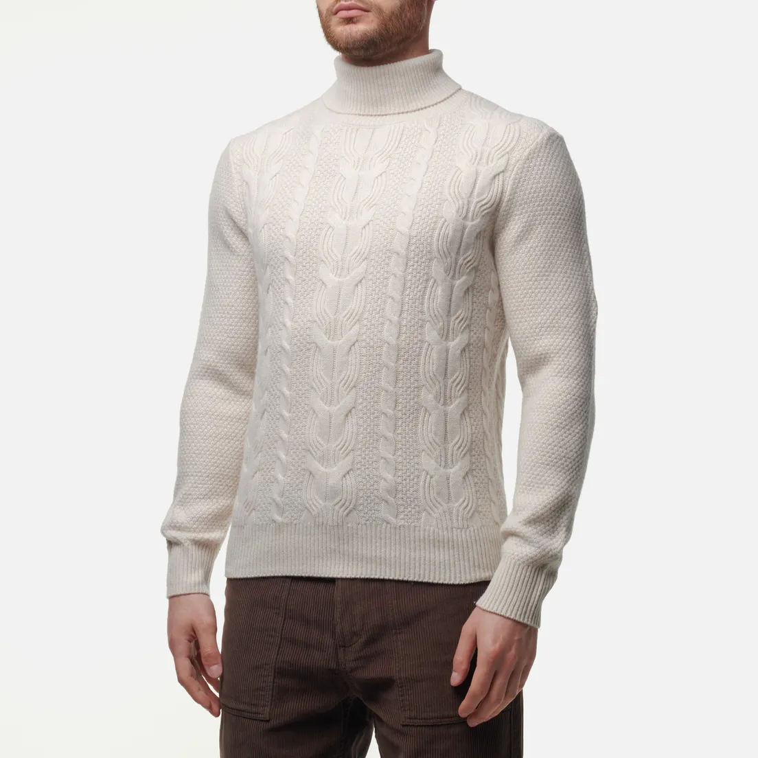 Hackett Мужской свитер Cable Roll Neck