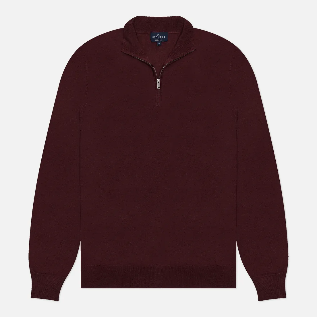Hackett Мужская толстовка Garment Dyed Merino Half Zip