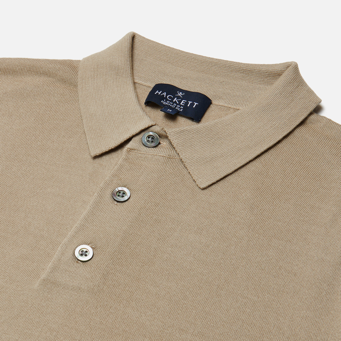 Hackett Мужской свитер Garment Dyed Merino Silk Polo