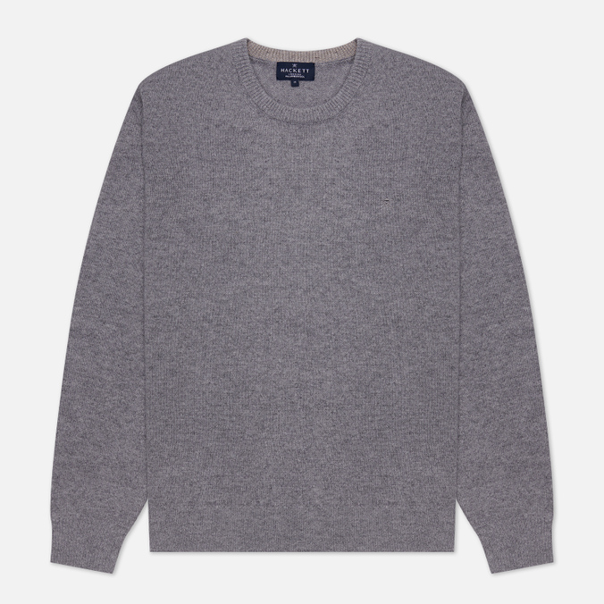 Мужской свитер Hackett Lambswool Crew, цвет серый
