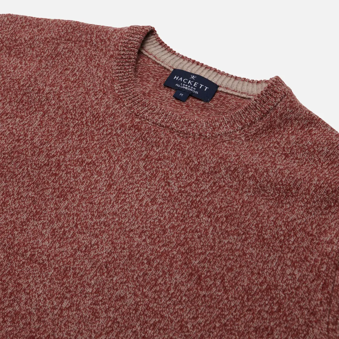 Hackett Мужской свитер Light Weight Mouline Crew