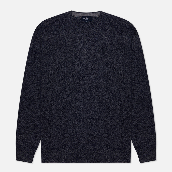 Мужской свитер Hackett Light Weight Mouline Crew, цвет синий