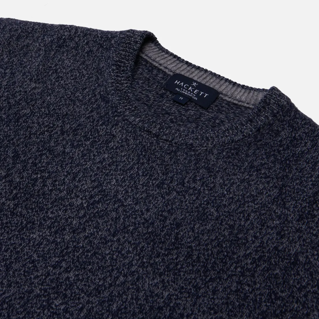 Hackett Мужской свитер Light Weight Mouline Crew