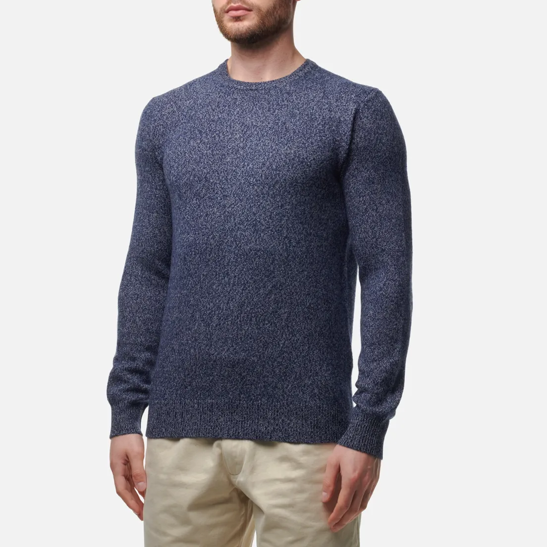 Hackett Мужской свитер Light Weight Mouline Crew