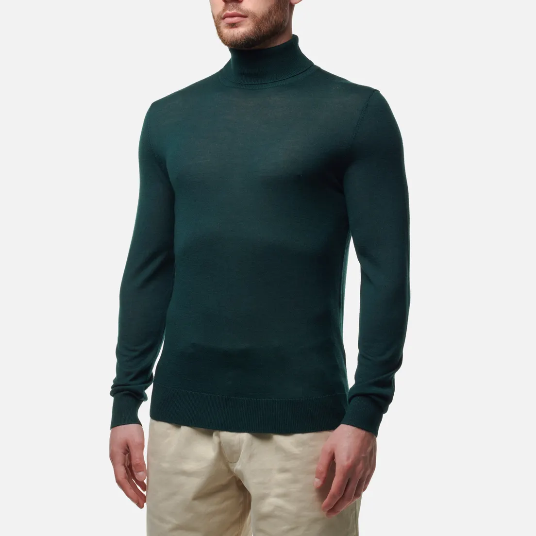 Hackett Мужская водолазка Merino Silk Roll Neck