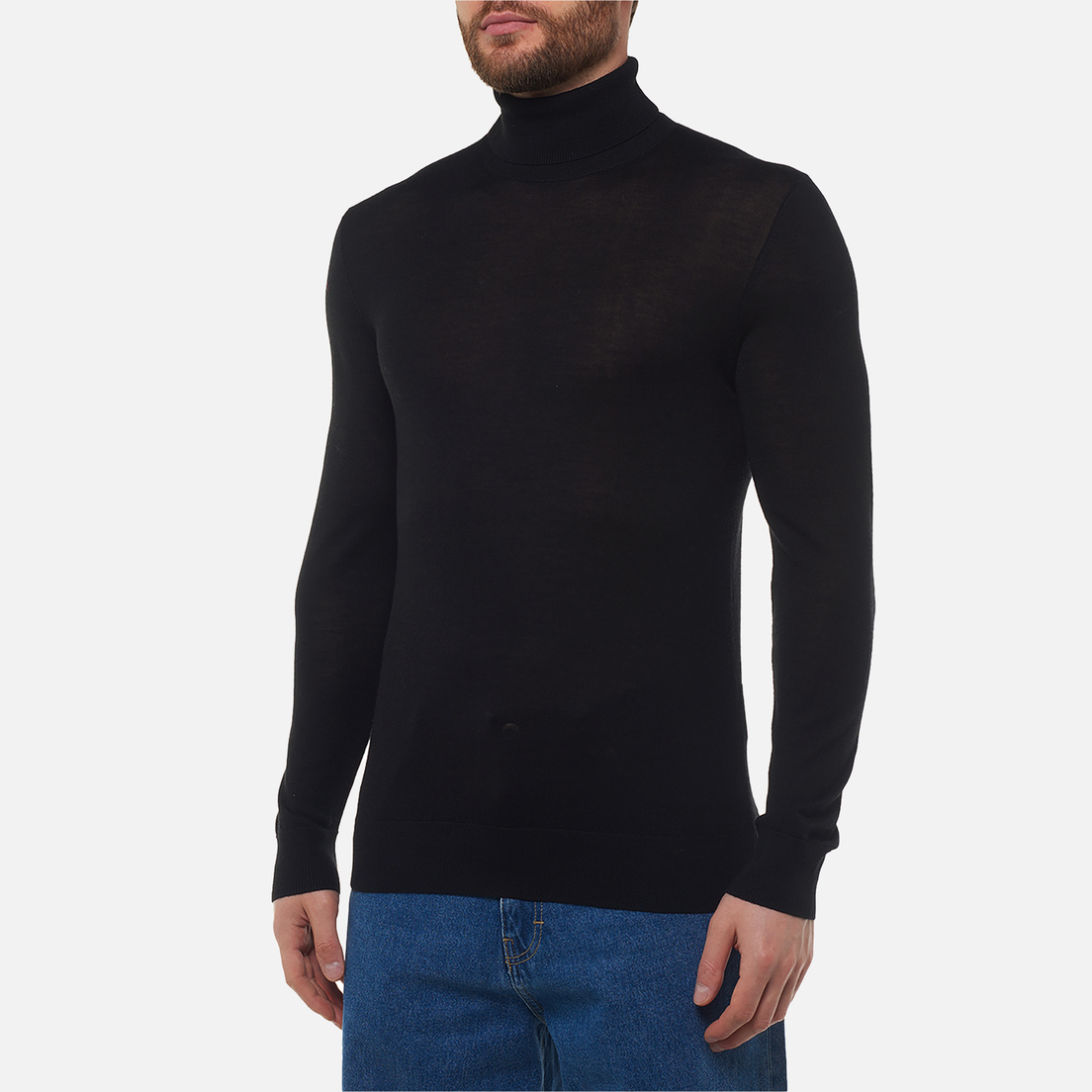 Hackett Мужской свитер High Neck Merino Wool