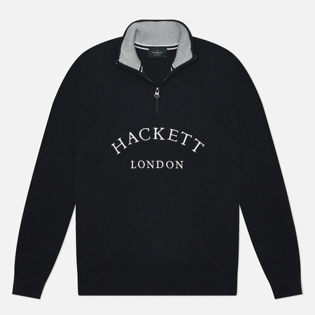   Brandshop Мужской свитер Hackett Heritage Hackett Half-Zip, цвет синий, размер XXXL