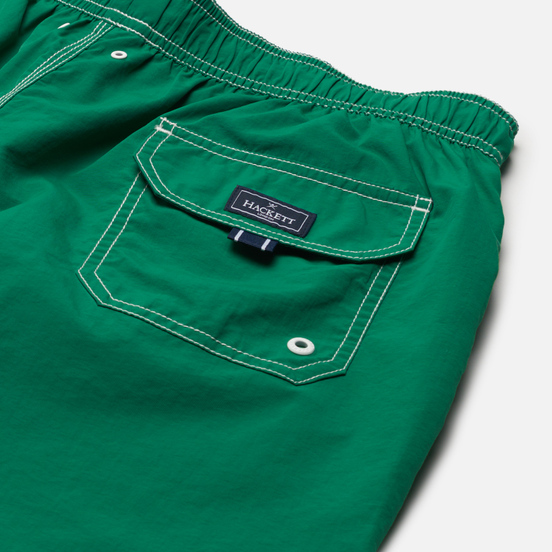 Мужские шорты Hackett Branded Solid Swim Trunks Meadow Green