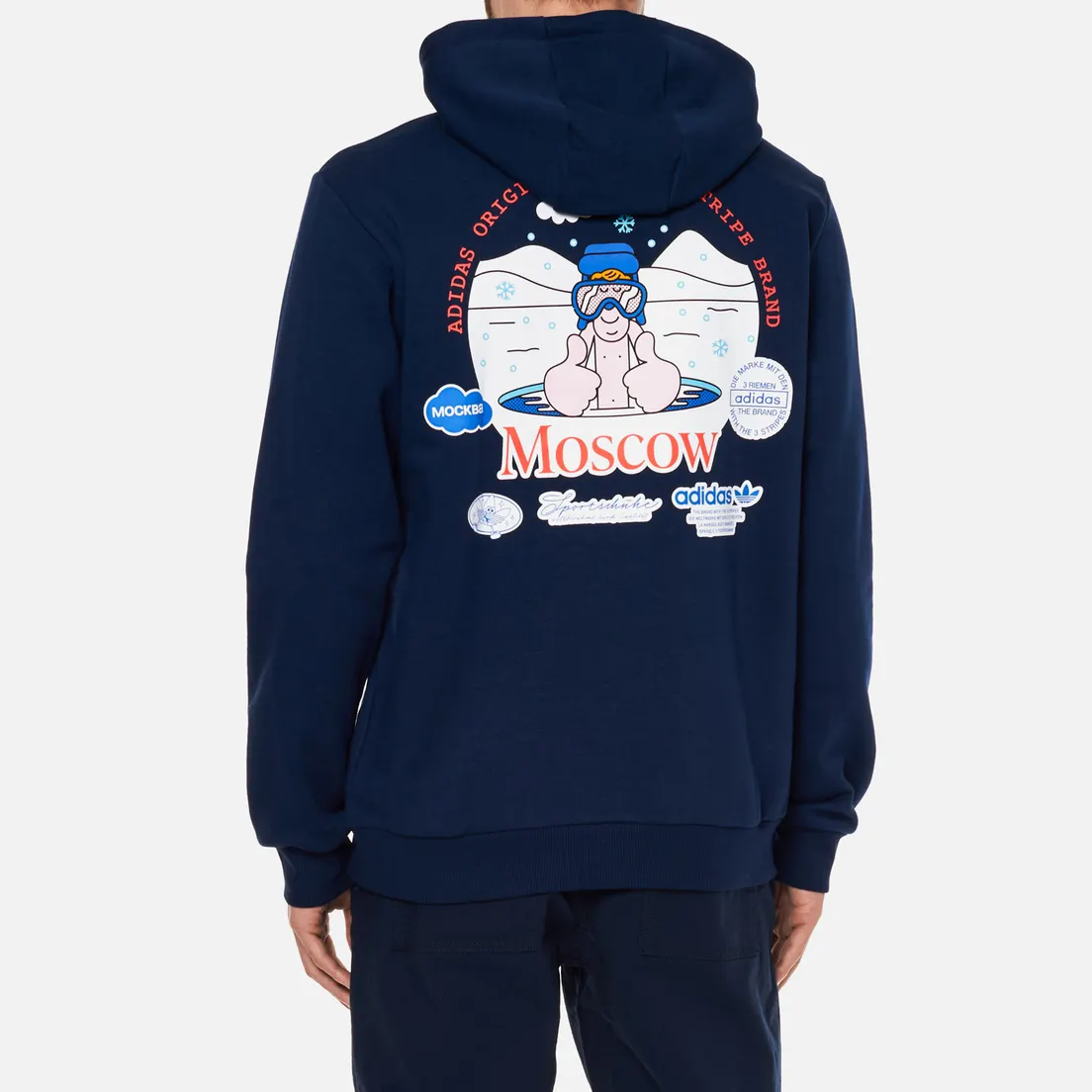 adidas Originals Мужская толстовка Moscow Sports In The City Hoodie