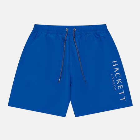 фото Мужские шорты hackett hackett solid swim, цвет синий, размер s