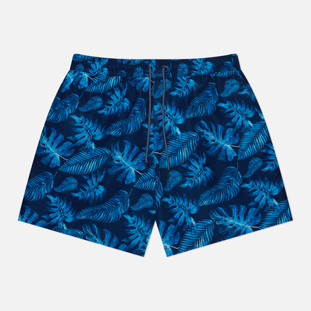 Мужские шорты Hackett Leaf Swim, цвет синий, размер L