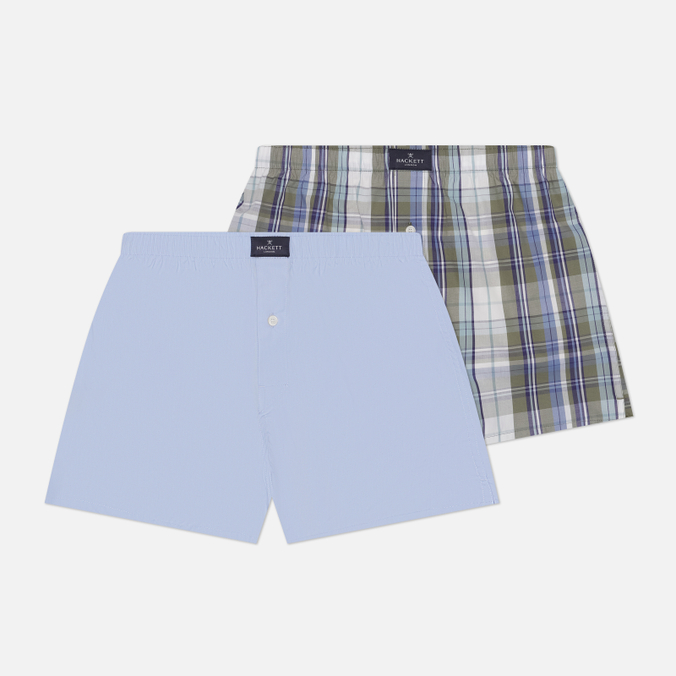 Комплект мужских трусов Hackett Check Boxer 2-Pack