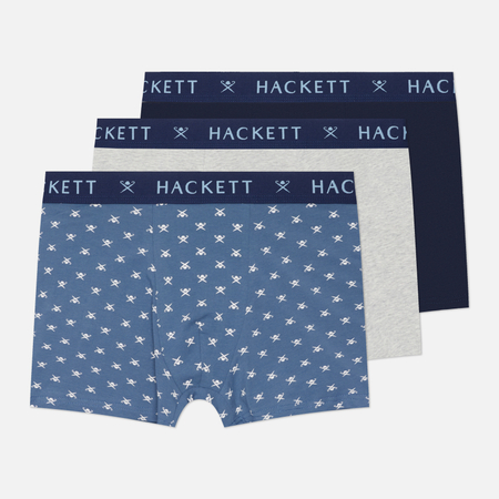 Комплект мужских трусов Hackett Icon Trunk 3-Pack, цвет комбинированный, размер L