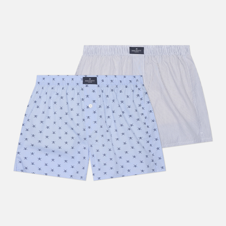 Комплект мужских трусов Hackett Icon Boxer 2-Pack Cotton, цвет комбинированный, размер XXL