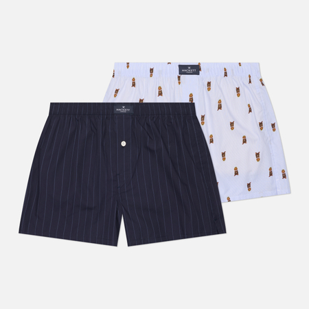 Комплект мужских трусов Hackett Harry Boxer 2-Pack Cotton, цвет комбинированный, размер L
