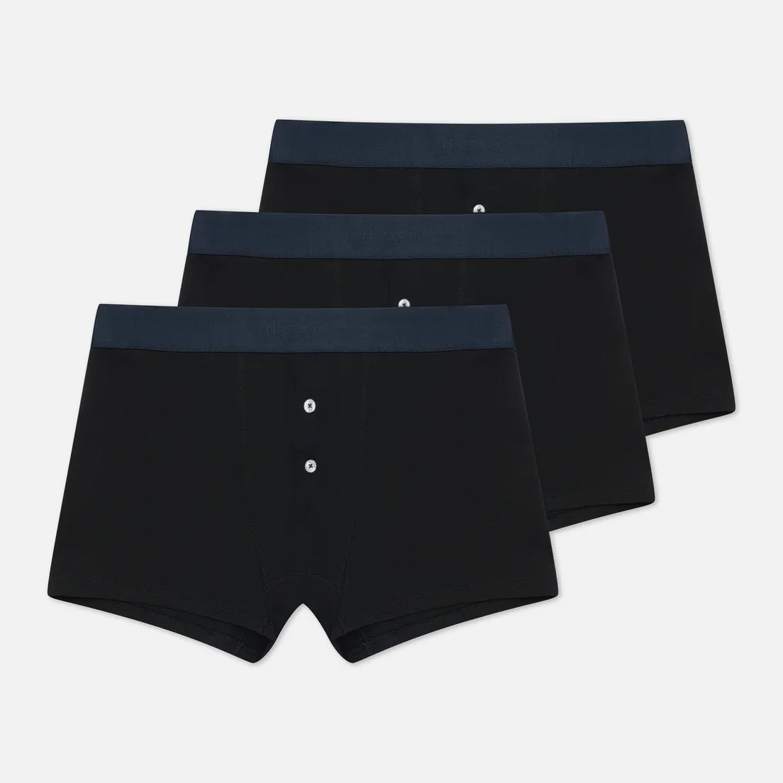 Hackett Комплект мужских трусов 3-Pack Organic Cotton 2 Button Trunk