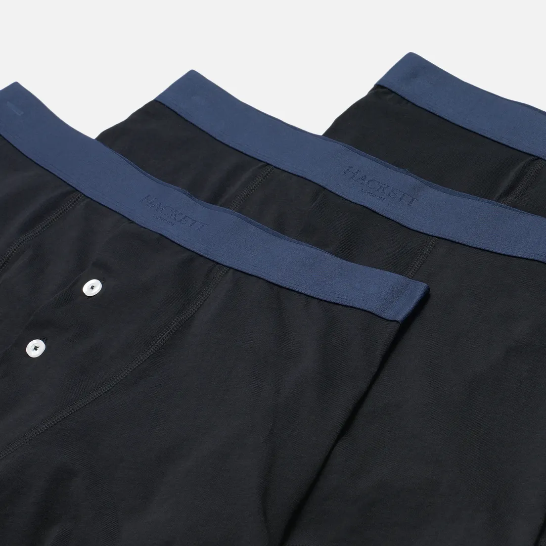 Hackett Комплект мужских трусов 3-Pack Organic Cotton 2 Button Trunk