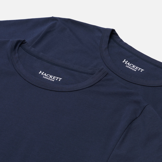 Комплект мужских футболок Hackett Crew Neck 2-Pack Navy