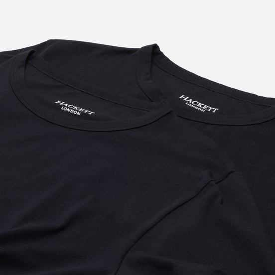 Комплект мужских футболок Hackett Crew Neck 2-Pack Black