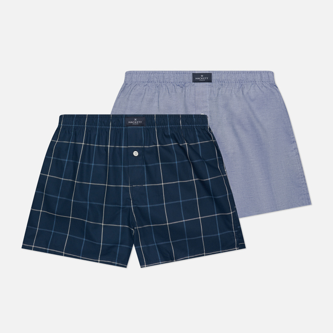Комплект мужских трусов Hackett Windowpane Boxer 2-Pack, цвет комбинированный