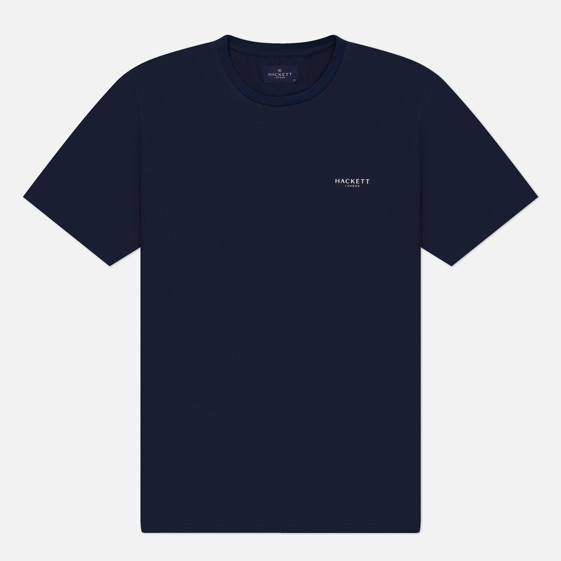 Hackett Мужская футболка Logo Mini Rib Collar