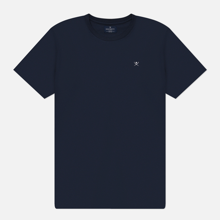Мужская футболка Hackett Classic Embroidered Icon Logo, цвет синий, размер XXL